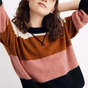 Madewell 100% Cashmere Vernon Striped Sweater